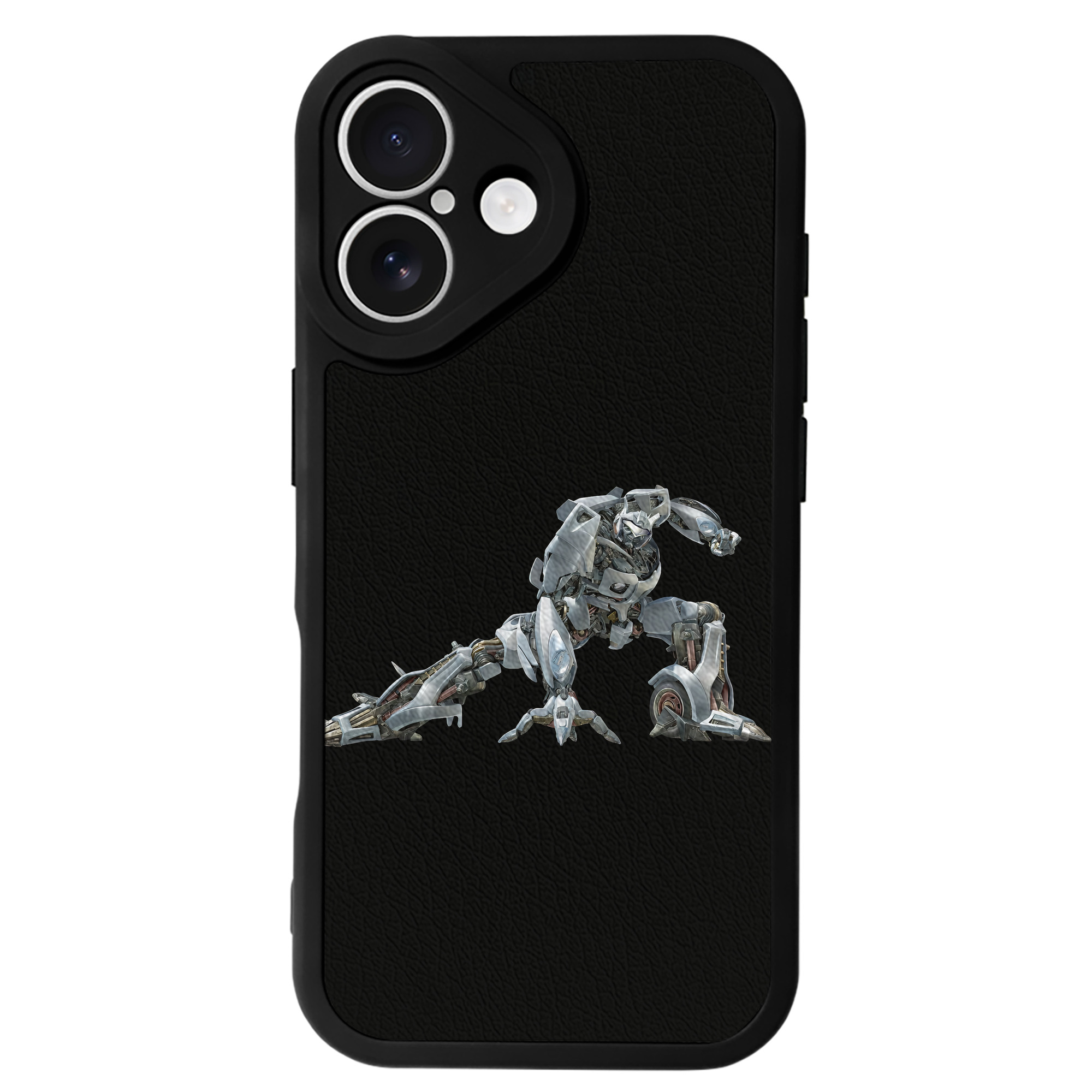 （画像用） Transformers トランスフォーマー 【iPhone 16シリーズ対応】シリコンスマホケース（レザー調） 材質：シリコン